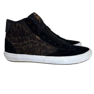 Vans The Lizzie Sneakers Tortoise Dark Brown/Black Women Size 12, Men Size 10.5